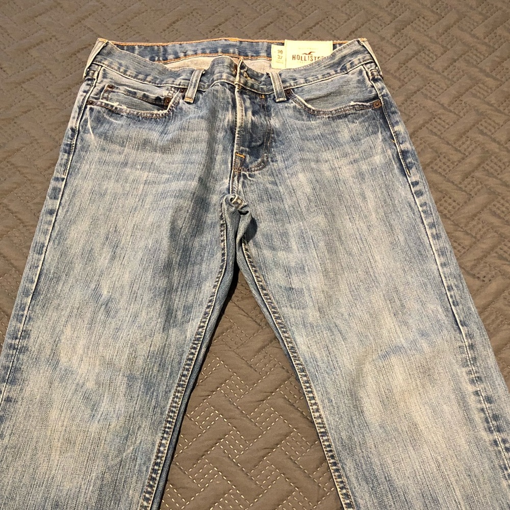 Hollister blue jeans , original fit , 30x32